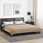 Duvet Estivo Antracite e Talpa 200 x 200 cm Microfibra