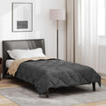 Duvet Estivo Antracite e Talpa 220 x 135 cm Microfibra