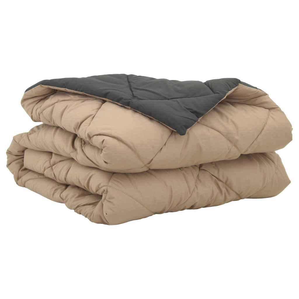 Duvet Estivo Antracite e Talpa 220 x 155 cm Microfibra