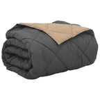 Duvet Estivo Antracite e Talpa 220 x 240 cm Microfibra