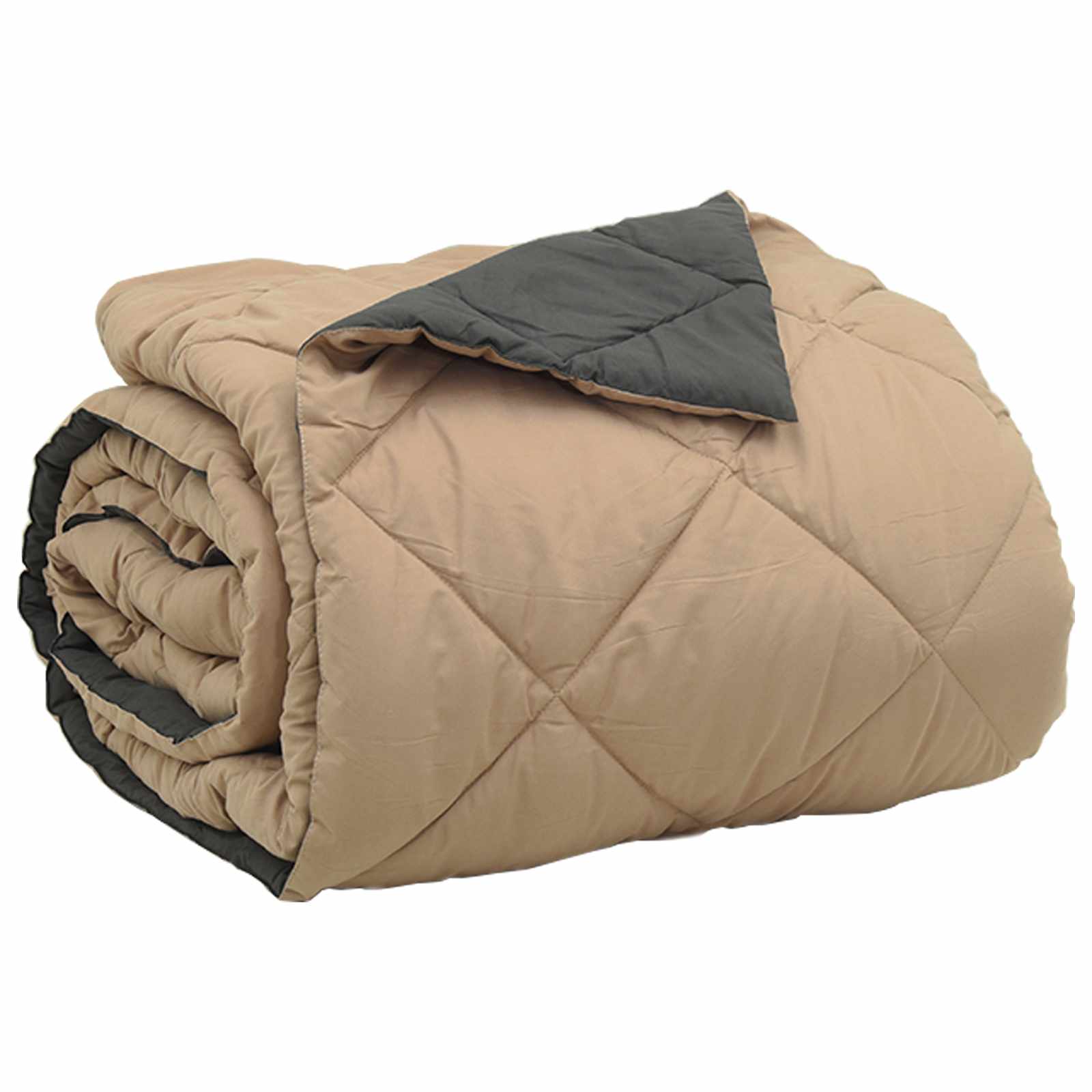 Duvet Estivo Antracite e Talpa 220 x 260 cm Microfibra