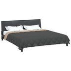 Duvet Estivo Antracite e Talpa 220 x 260 cm Microfibra