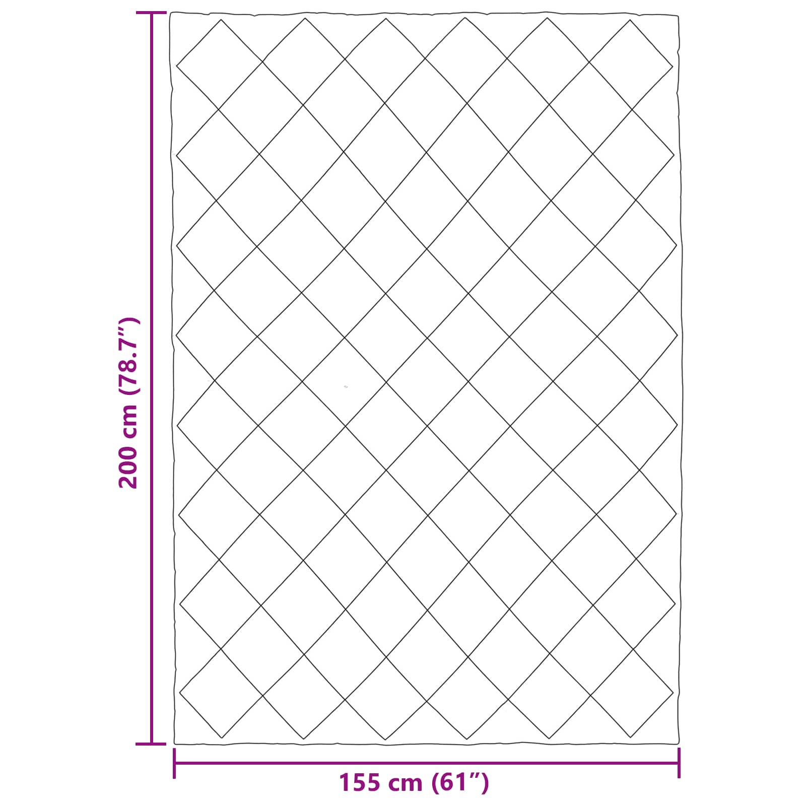 Duvet Estivo Verde 200 x 155 cm Microfibra