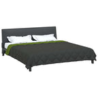 Duvet Estivo Verde e Antracite 220 x 200 cm Microfibra