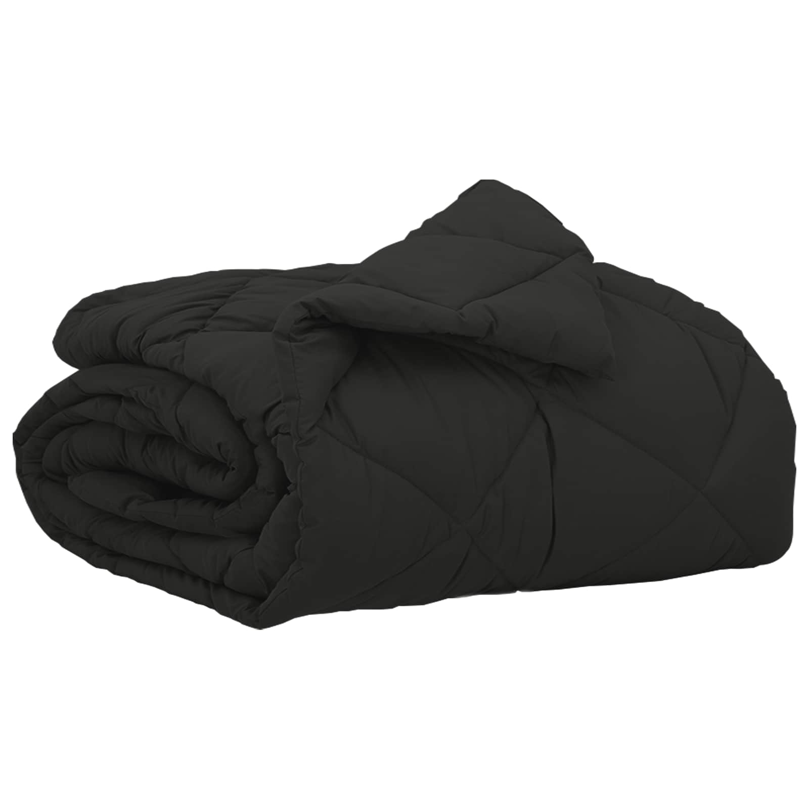 Duvet Estivo Nero 200 x 140 cm Microfibra