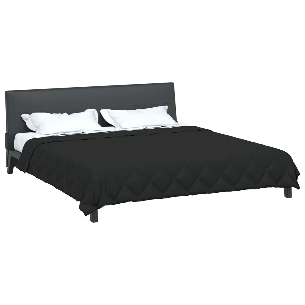 Duvet Estivo Nero 220 x 240 cm Microfibra