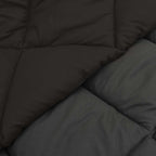 Duvet Estivo Nero e antracite 200 x 200 cm Microfibra