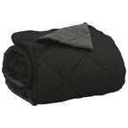 Duvet Estivo Nero e antracite 240 x 200 cm Microfibra