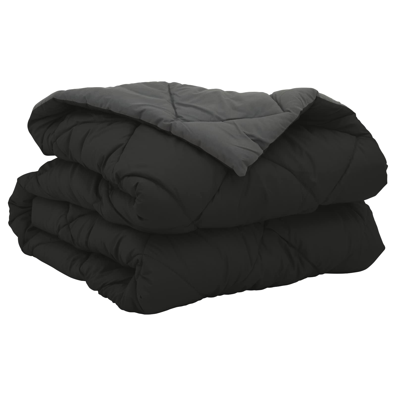 Duvet Estivo Nero e antracite 220 x 135 cm Microfibra