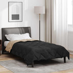 Duvet Estivo Nero e Talpa 200 x 155 cm Microfibra
