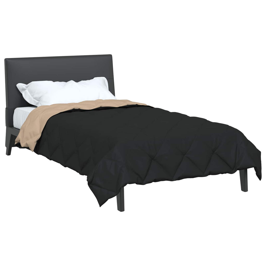 Duvet Estivo Nero e Talpa 220 x 135 cm Microfibra