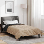 Duvet Estivo Nero e Talpa 220 x 140 cm Microfibra