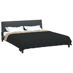 Duvet Estivo Nero e Talpa 220 x 260 cm Microfibra
