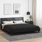 Duvet Estivo Nero e Talpa 240 x 260 cm Microfibra