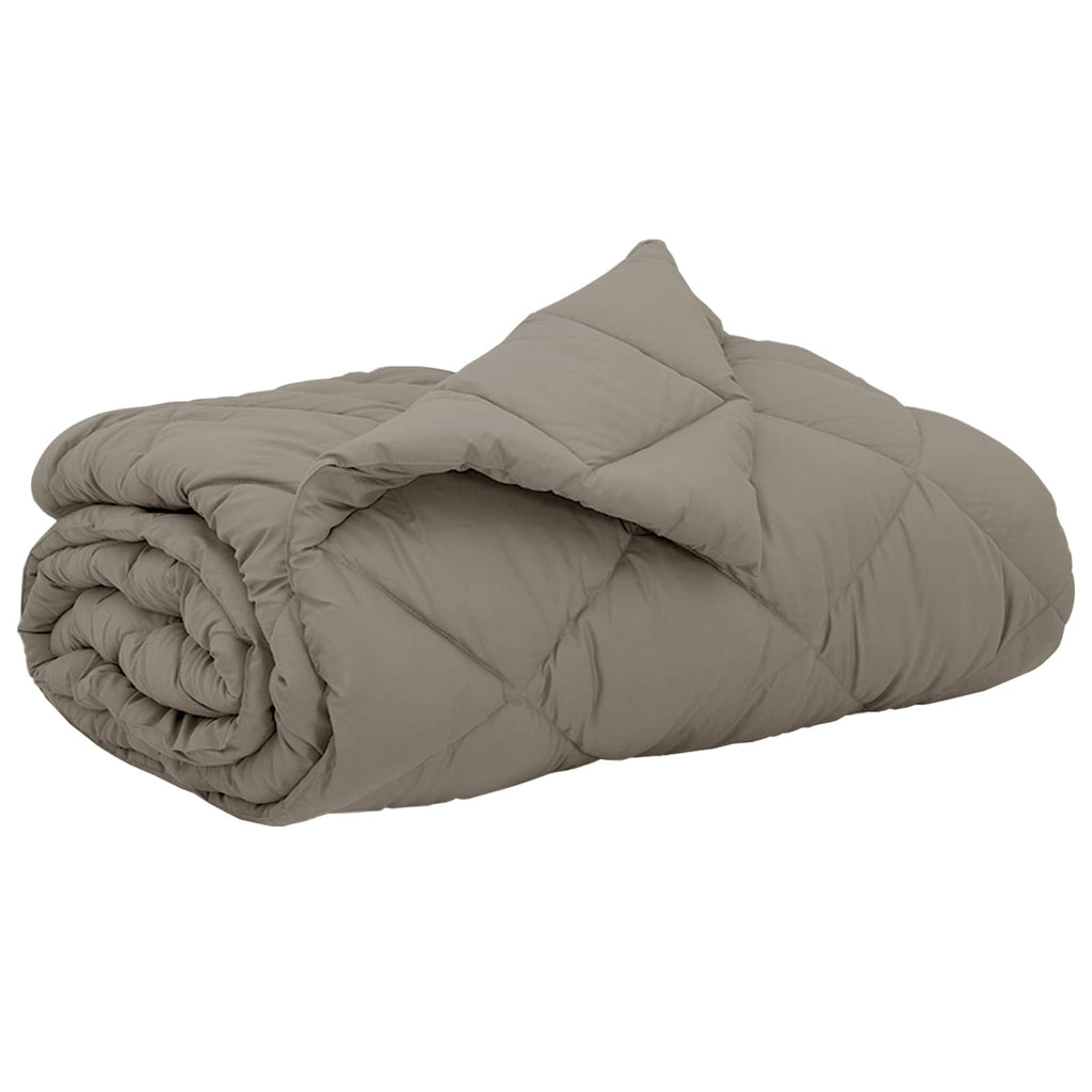 Duvet Estivo Grigio chiaro 240 x 200 cm Microfibra