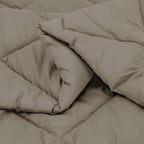 Duvet Estivo Grigio chiaro 220 x 135 cm Microfibra