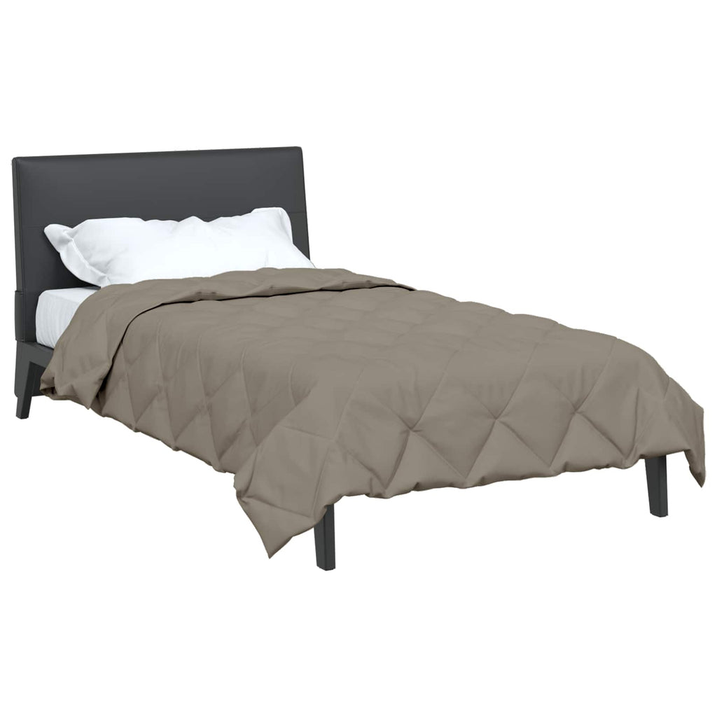 Duvet Estivo Grigio chiaro 220 x 140 cm Microfibra