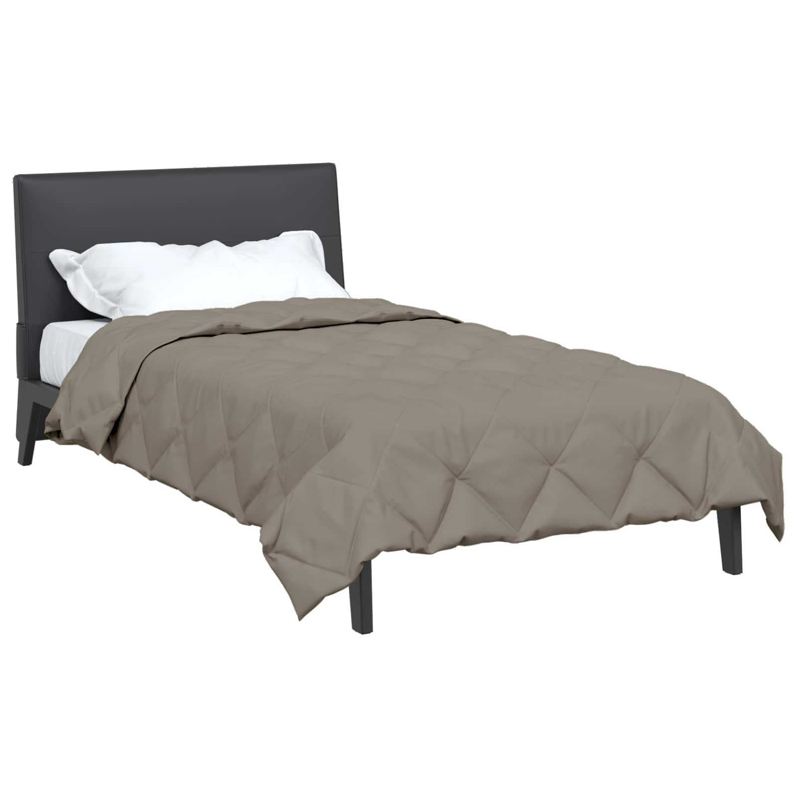 Duvet Estivo Grigio chiaro 220 x 155 cm Microfibra