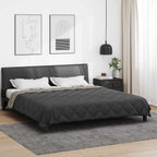 Duvet Estivo Grigio chiaro e Antracite 240 x 200 cm Microfibra