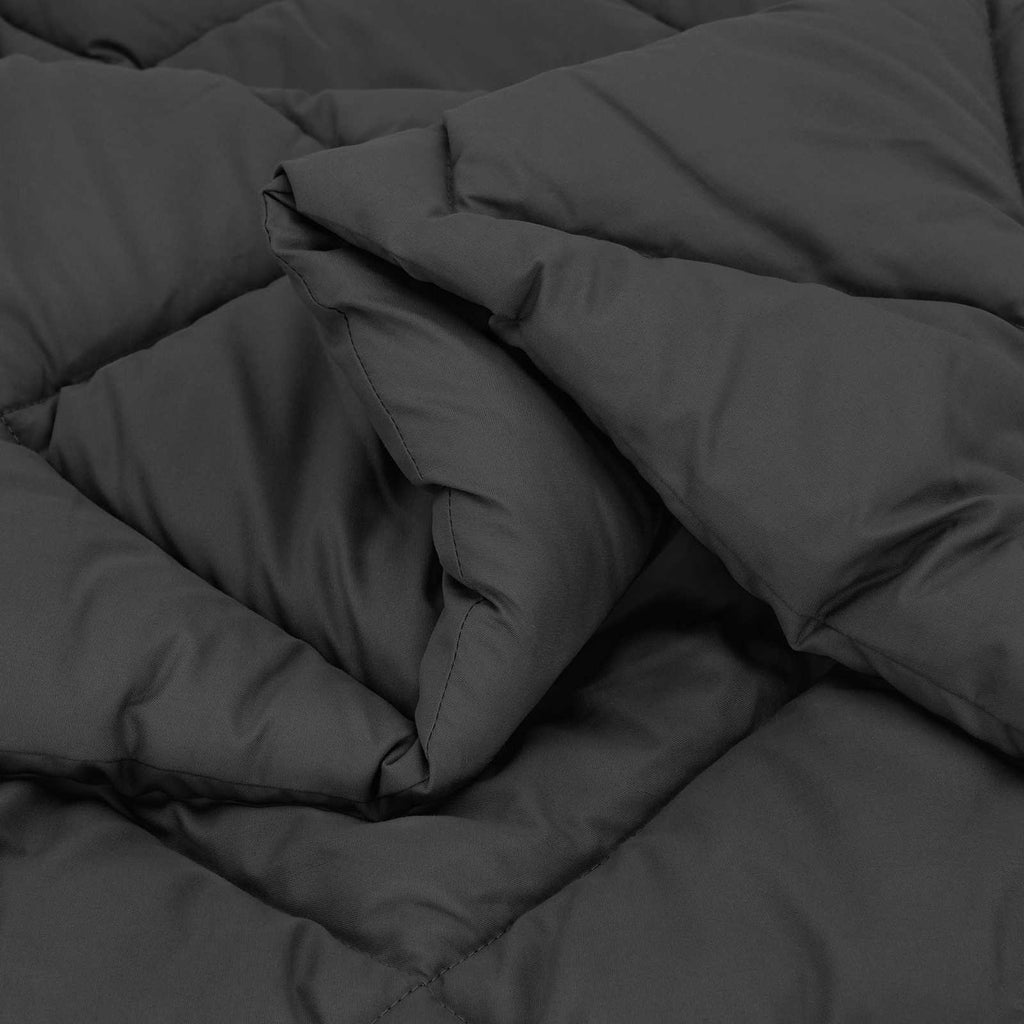 Piumone Completo Annuale Antracite 200 x 220 cm Microfibra