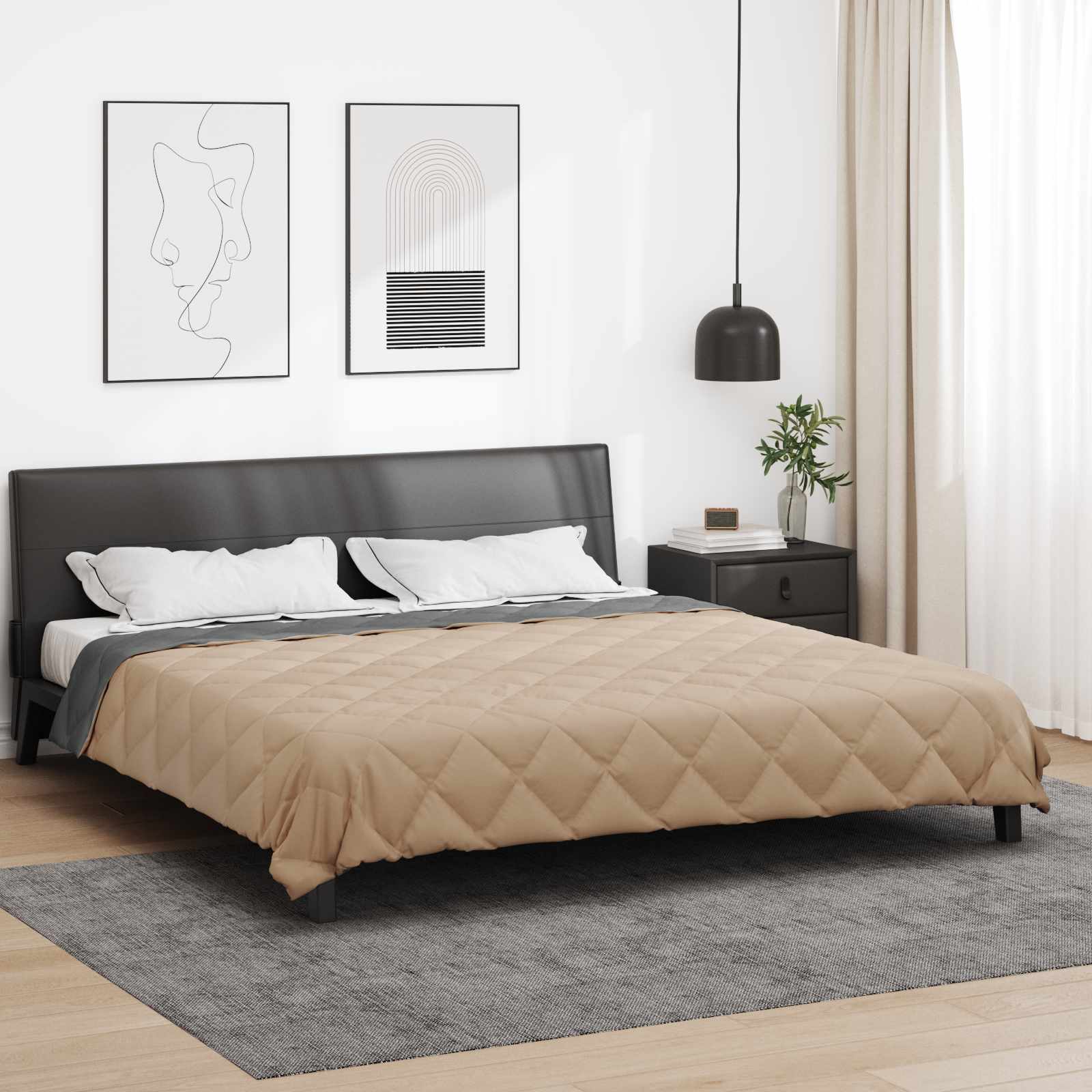 Piumone Completo Annuale Antracite e Talpa 220 x 240 cm