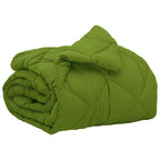 Piumone Completo Annuale Verde 155 x 200 cm Microfibra