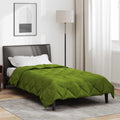Piumone Completo Annuale Verde 140 x 220 cm Microfibra