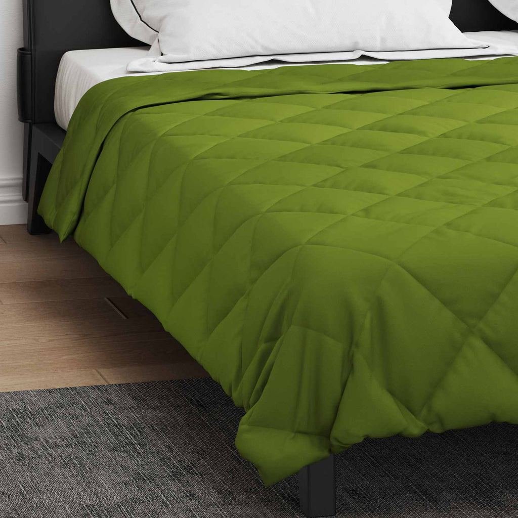 Piumone Completo Annuale Verde 220 x 260 cm Microfibra