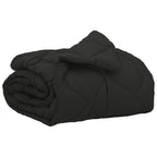 Piumone Completo Annuale Nero 155 x 200 cm Microfibra