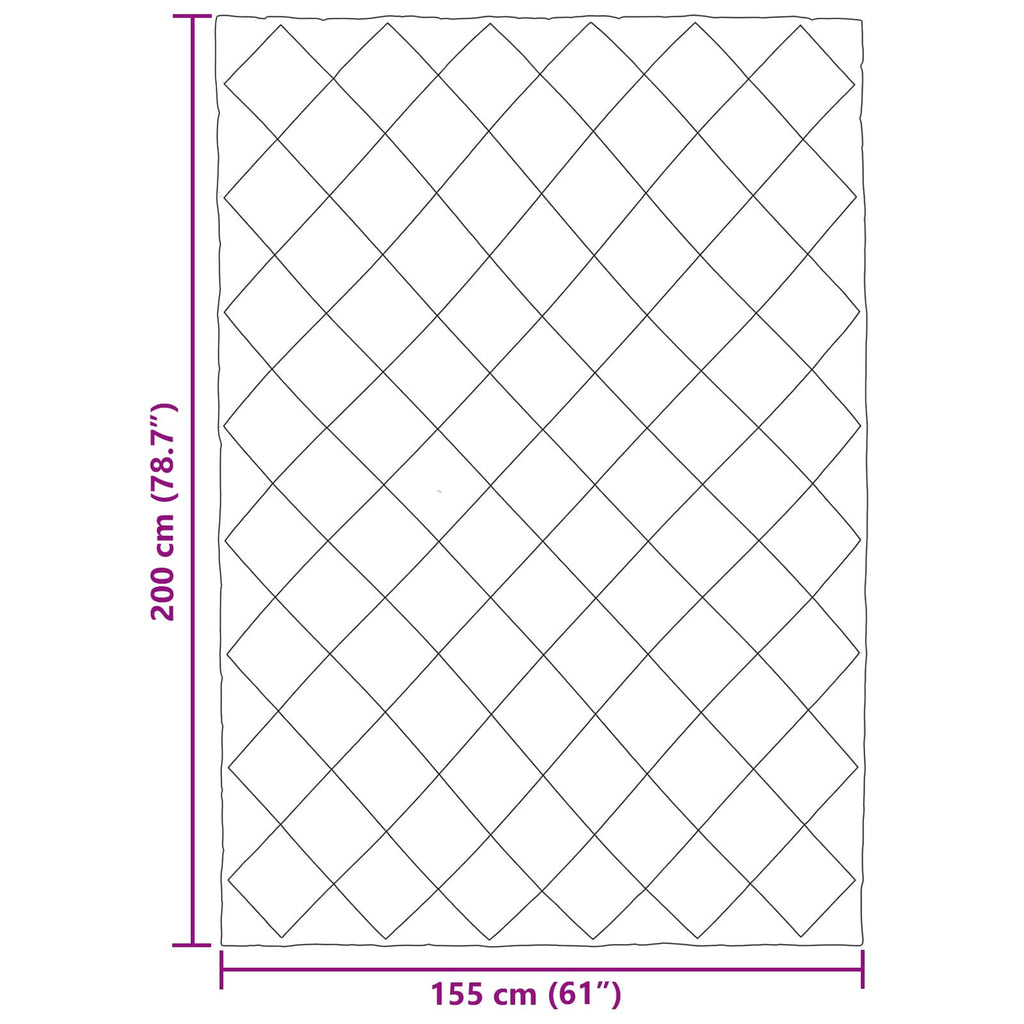 Piumone Completo Annuale Nero 155 x 200 cm Microfibra