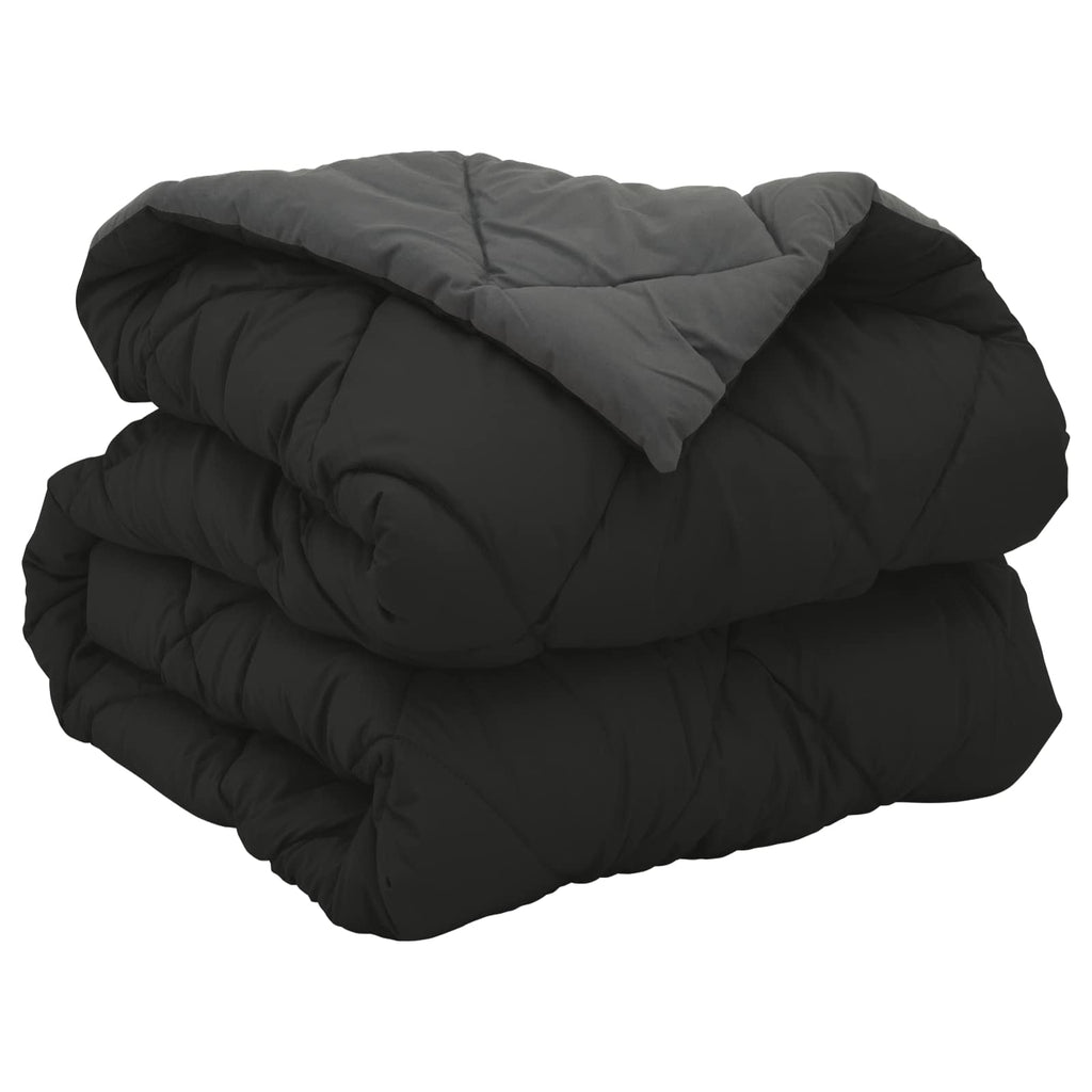 Piumone Completo Annuale Nero e antracite 135 x 200 cm