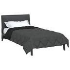 Piumone Completo Annuale Nero e antracite 135 x 200 cm