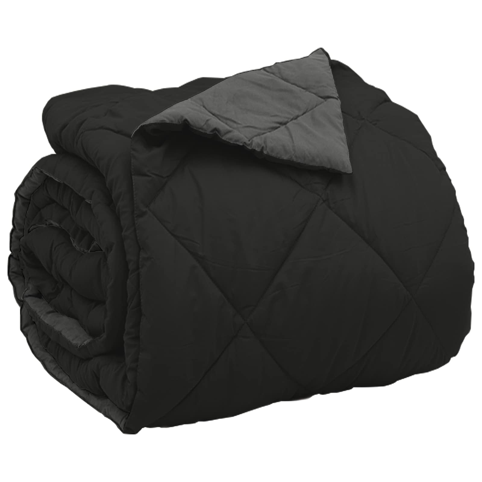 Piumone Completo Annuale Nero e antracite 200 x 200 cm