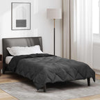 Piumone Completo Annuale Nero e antracite 135 x 220 cm