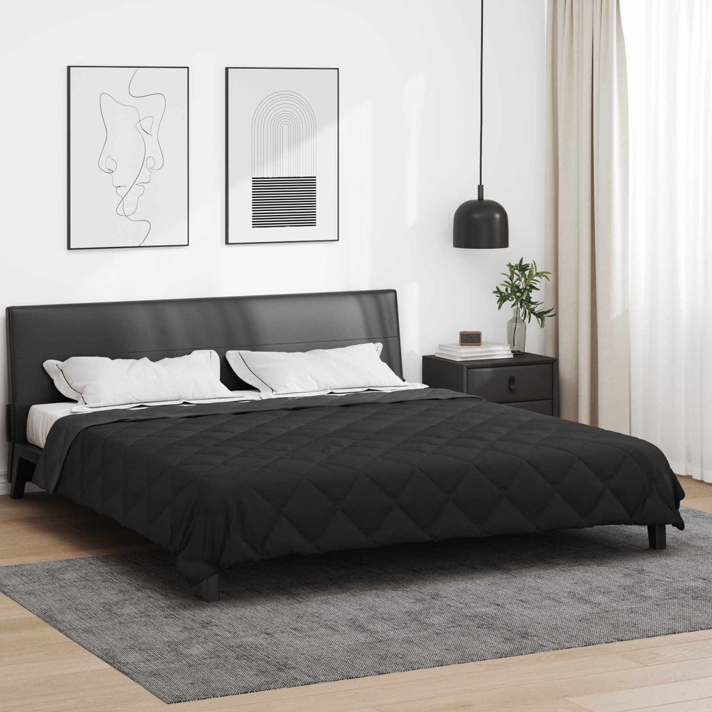 Piumone Completo Annuale Nero e antracite 220 x 200 cm