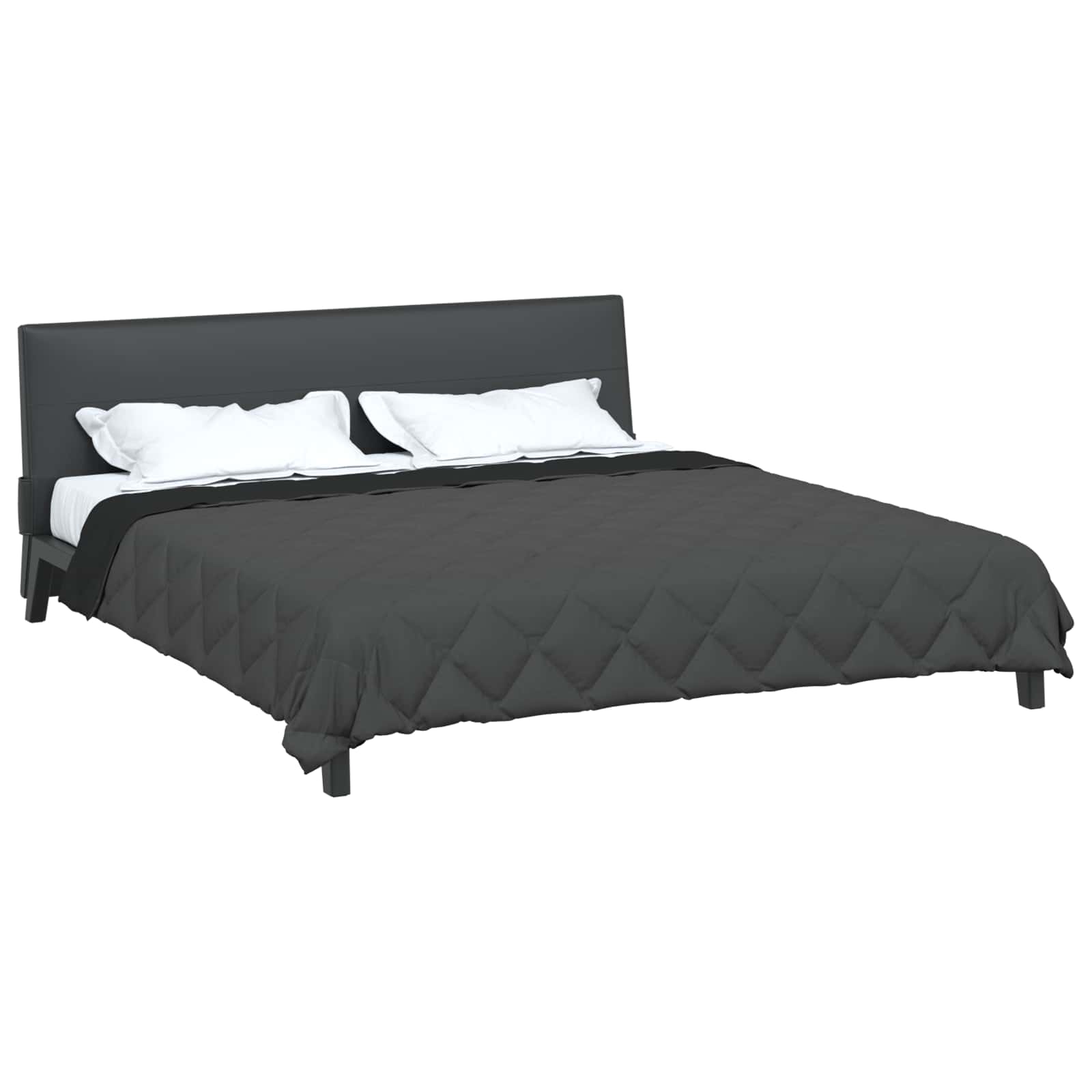 Piumone Completo Annuale Nero e antracite 220 x 200 cm