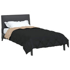 Piumone Completo Annuale Nero e Talpa 155 x 220 cm Microfibra