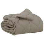 Piumone Completo Annuale Grigio chiaro 135 x 220 cm Microfibra