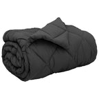 Duvet Invernale Antracite 140 x 200 cm Microfibra