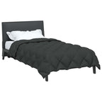 Duvet Invernale Antracite 140 x 200 cm Microfibra