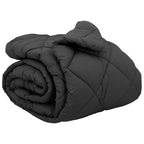 Duvet Invernale Antracite 200 x 200 cm Microfibra