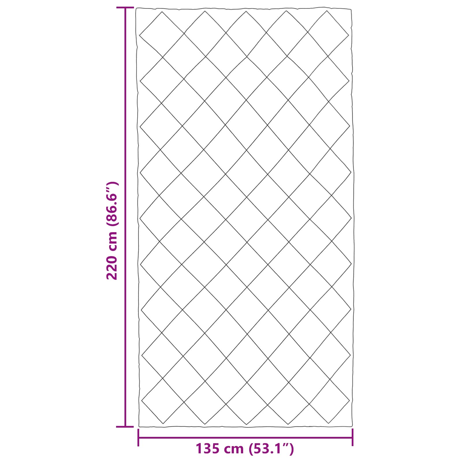 Duvet Invernale Antracite 135 x 220 cm Microfibra
