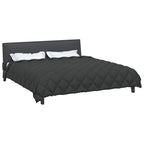 Duvet Invernale Antracite 200 x 220 cm Microfibra