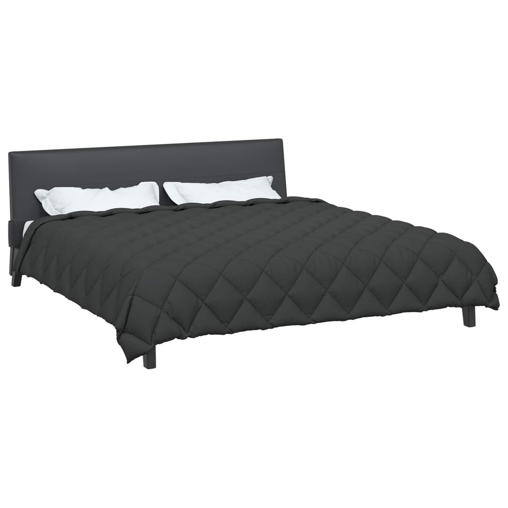 Duvet Invernale Antracite 220 x 240 cm Microfibra