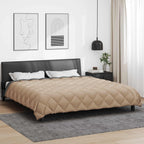 Duvet Invernale Antracite e Talpa 200 x 220 cm Microfibra