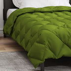 Duvet Invernale Verde 135 x 200 cm Microfibra