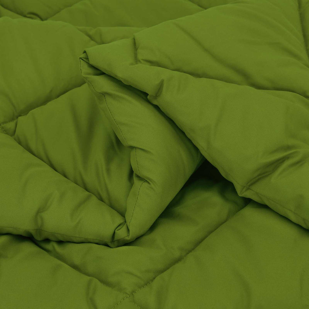 Duvet Invernale Verde 140 x 200 cm Microfibra