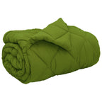 Duvet Invernale Verde 140 x 200 cm Microfibra