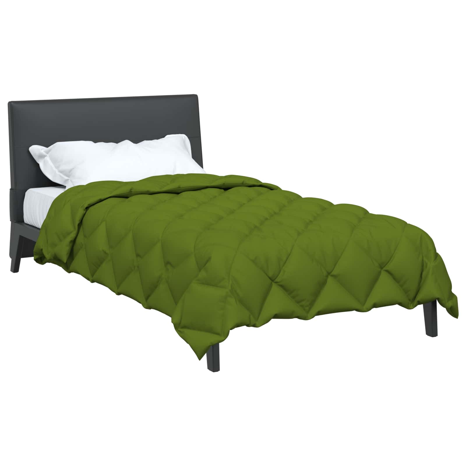 Duvet Invernale Verde 140 x 220 cm Microfibra