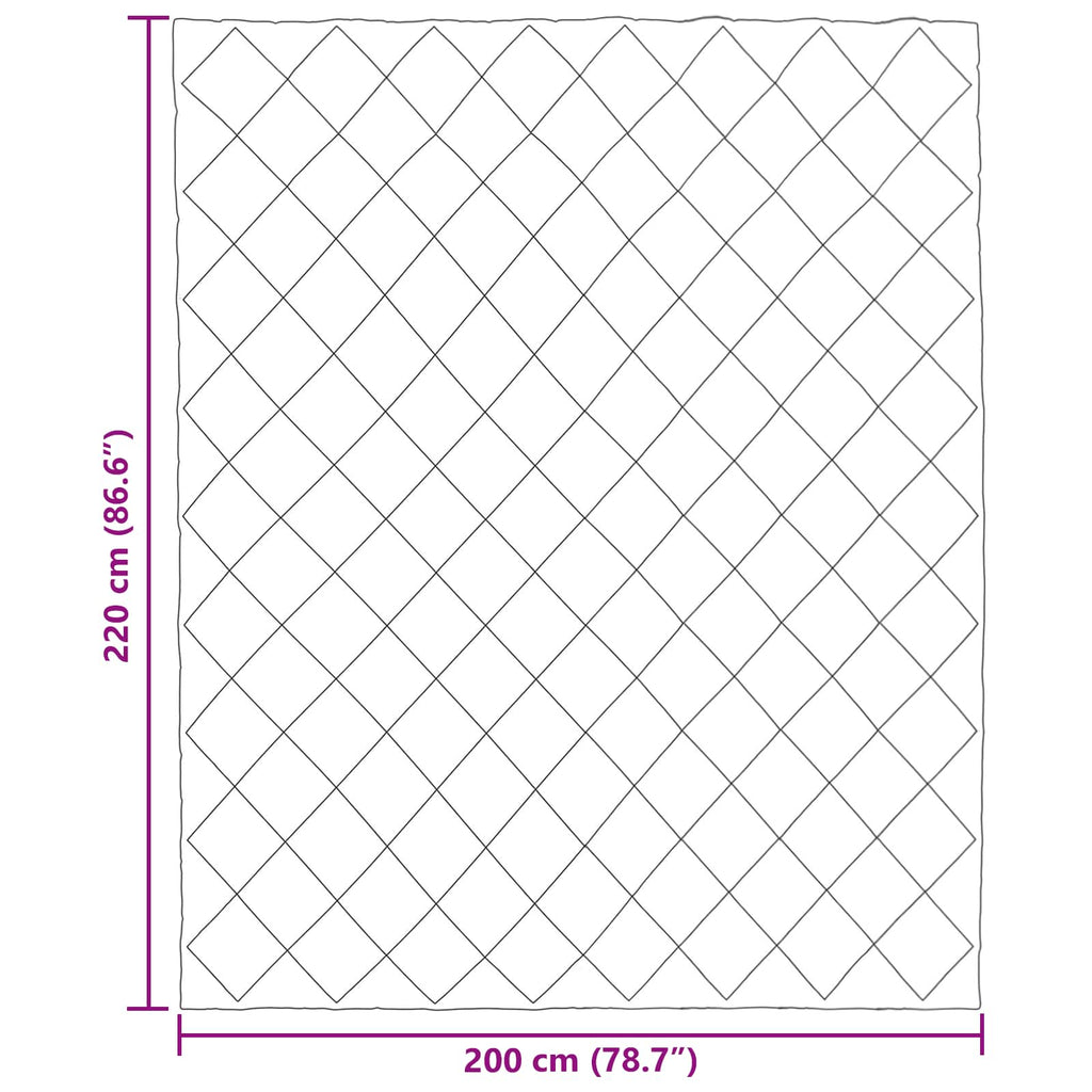 Duvet Invernale Verde 200 x 220 cm Microfibra